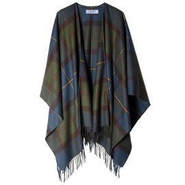 Alice MacLeod of Harris Antique Tartan Lambswool Serape