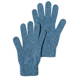 Mens Luxury  Bluewash Cashmere Gloves