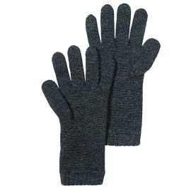 Ladies Luxury Carbon Grey Cashmere Gloves