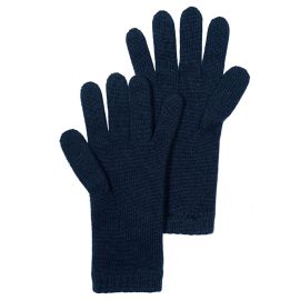Ladies Luxury Navy Cashmere Gloves