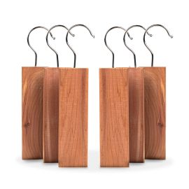Cedarwood Anti Moth Hanging Blocks - Pack of 6