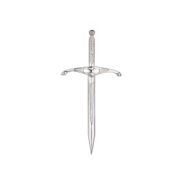 Deluxe Celtic Broad Kilt Pin in Sterling Silver