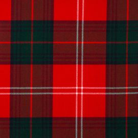 Chisholm Red Modern Medium Weight Tartan Fabric-Front