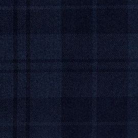 Douglas Dark Navy Medium weight Tartan Fabric