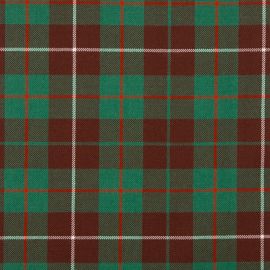 MacKinnon Hunting Ancient Medium Weight Tartan Fabric-Front