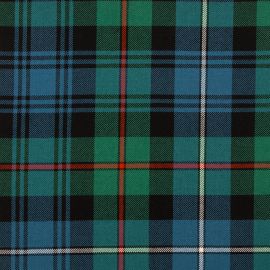 Robertson Hunting Ancient Medium Weight Tartan Fabric-Front