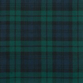 Black Watch Modern Light Weight Tartan Fabric - Swatch