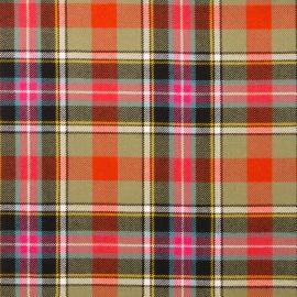 Bruce of Kinnaird Ancient Light Weight Tartan Fabric-Front