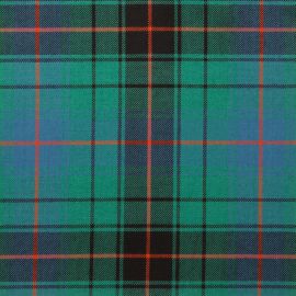 Davidson Clan Ancient Light Weight Tartan Fabric-Front