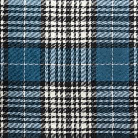 Napier Blue Ancient Lightweight Tartan Fabric Sample