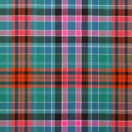 Gordon Red Ancient Light Weight Tartan Fabric-Front