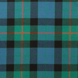 Gunn Ancient Light Weight Tartan Fabric-Front