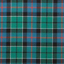 Leslie Green Ancient Light Weight Tartan Fabric-Front