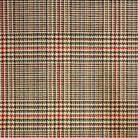 Minto Check Tweed Light Weight Fabric-Front