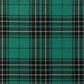 MacLean Hunting Ancient Light Weight Tartan Fabric-Front