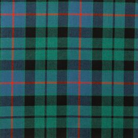 Morrison Green Ancient Light Weight Tartan Fabric-Front