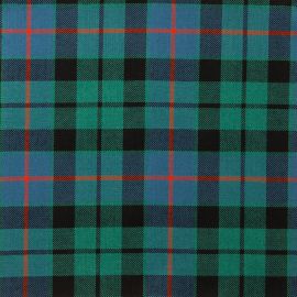 Morrison Green Ancient Light Weight Tartan Fabric-Front