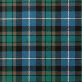 MacRae Hunting Ancient Light Weight Tartan Fabric-Front