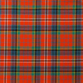 MacPherson Clan Ancient Light Weight Tartan Fabric-Front