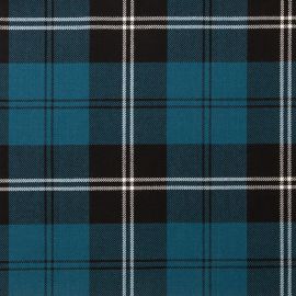 Ramsay Blue Ancient Light Weight Tartan Fabric-Front