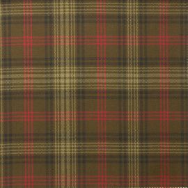 Ross Hunting Weathered Light Weight Tartan Fabric-Front