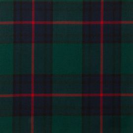 Shaw Green Modern Light Weight Tartan Fabric-Front