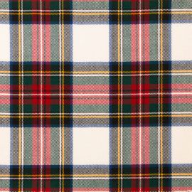 Stewart Dress Modern Light Weight Tartan Fabric-Front