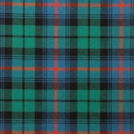 Urquhart Broad Red Ancient Light Weight Tartan Fabric-Front