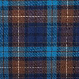 Buchanan Blue Heavy Weight Tartan Fabric-Front