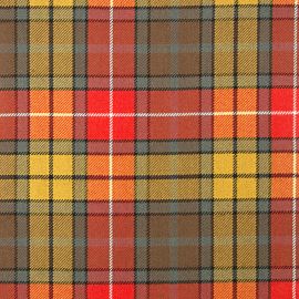 Buchanan Weathered Heavy Weight Tartan Fabric-Front