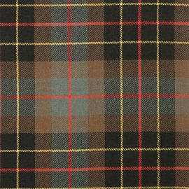 Brodie Hunting Weathered Heavy Weight Tartan Fabric-Front