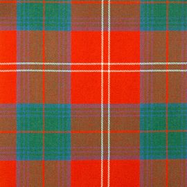 Chisholm Clan Ancient Heavy Weight Tartan Fabric-Front