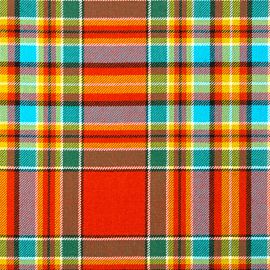Chattan Ancient Heavy Weight Tartan Fabric-Front