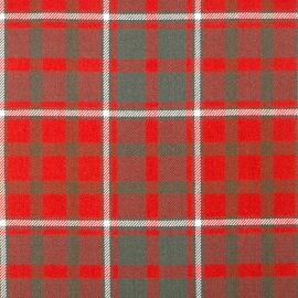 Cameron of Lochiel Weathered Heavy Weight Tartan Fabric-Front