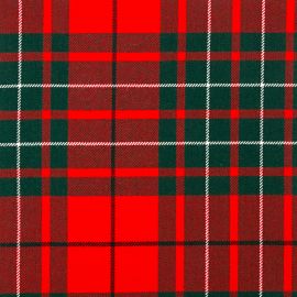 Cumming Red Modern Heavy Weight Tartan Fabric-Front