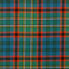 Cunningham Hunting Ancient Heavy Weight Tartan Fabric-Front