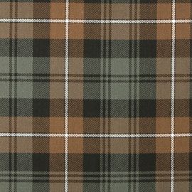 Forbes Weathered Heavy Weight Tartan Fabric-Front