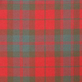 Fraser Clan Weathered Heavy Weight Tartan Fabric-Front