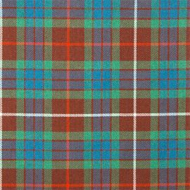 Fraser Hunting Ancient Heavy Weight Tartan Fabric-Front