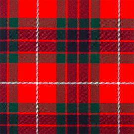 Fraser Red Modern Heavy Weight Tartan Fabric-Front