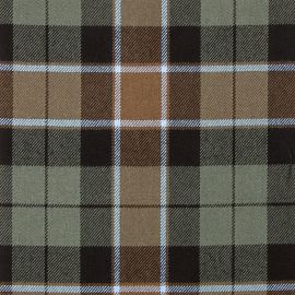 Graham Menteith Weathered Heavy Weight Tartan Fabric-Front