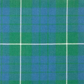 Hamilton Green Ancient Heavy Weight Tartan Fabric-Front