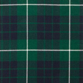 Hamilton Green Modern Heavy Weight Tartan Fabric-Front