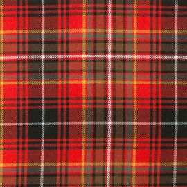 Innes Red Weathered Heavy Weight Tartan Fabric-Front