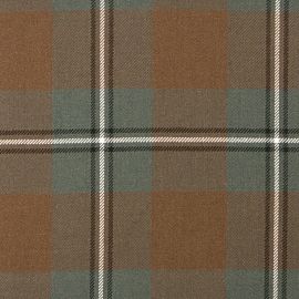 Irvine Weathered Heavy Weight Tartan Fabric-Front