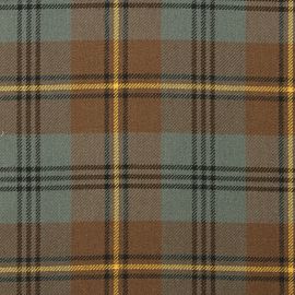 Johnstone Weathered Heavy Weight Tartan Fabric-Front