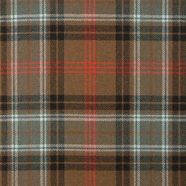 Lochcarron Hunting Weathered Heavy Weight Tartan Fabric-Front