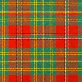 Leask Ancient Heavy Weight Tartan Fabric-Front