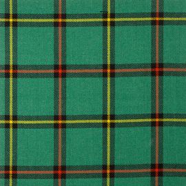 Marr Green Ancient Heavy Weight Tartan Fabric-Front