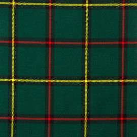 Marr Green Modern Heavy Weight Tartan Fabric-Front